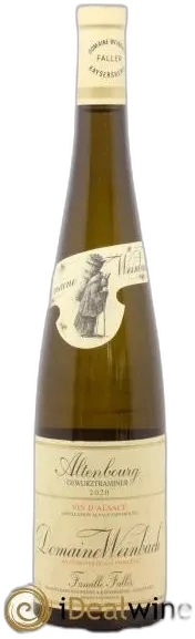 photo Alsace Gewurztraminer Altenbourg Weinbach 2020