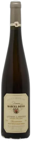 photo Alsace Gewurztraminer Sélection de Grains Nobles Grand Cru Altenberg de Bergheim Marcel Deiss
