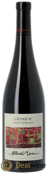 photo Alsace Pinot Noir Grand Cru Hengst Grand h Albert Mann 2021