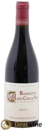 photo Hautes-Côtes de Nuits Berthaut Gerbet 2022