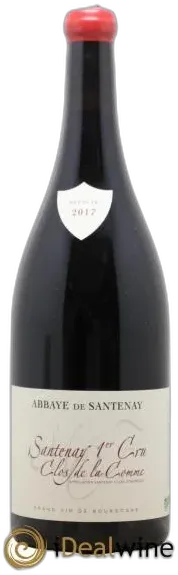 photo Santenay 1er Cru Clos de la Comme Abbaye de Santenay 2017