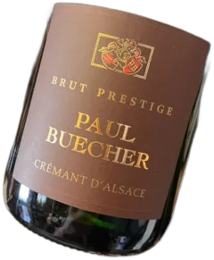 vue du vin Crã©Mant Brut Prestige Paul Buecher