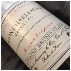 photo Domaine Bruno Clair Corton Charlemagne