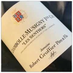 photo Domaine Robert Groffier Chambolle Musigny Sentiers