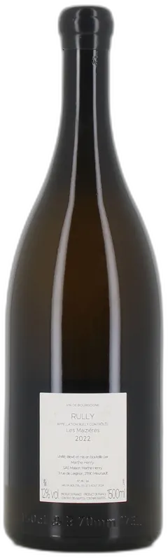 aperçu du vin Magnum Blanc Rully les Maizières