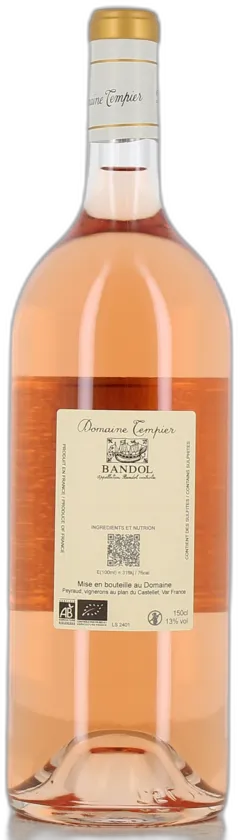 illustration du vin Magnum Vin Rosé Bandol Domaine Tempier 2024
