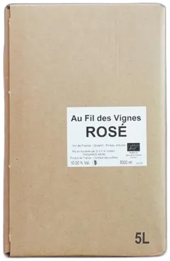 photo Bib au Fil des Vignes Rosé les Grandes Vignes