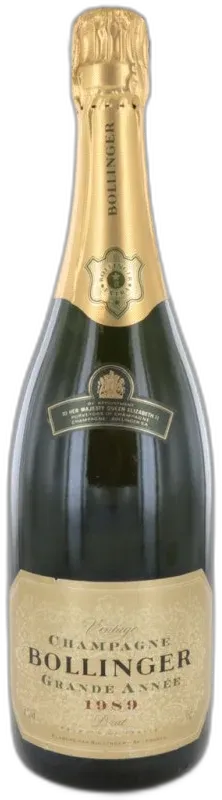 photo Bollinger Grande Année 1989