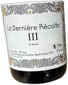 photo du vin Simon Busser Vin de France Grenache Dernière Récolte les Chevreuils