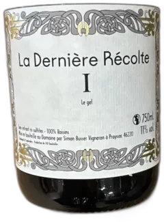 illustration du vin Simon Busser Vin de France Chardonnay Dernière Récolte le Gel