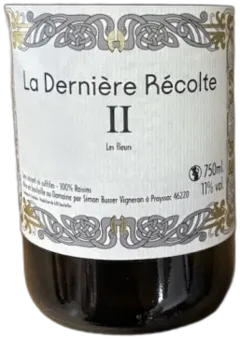 capture du vin Simon Busser Vin de France Dernière Récolte les Fleurs