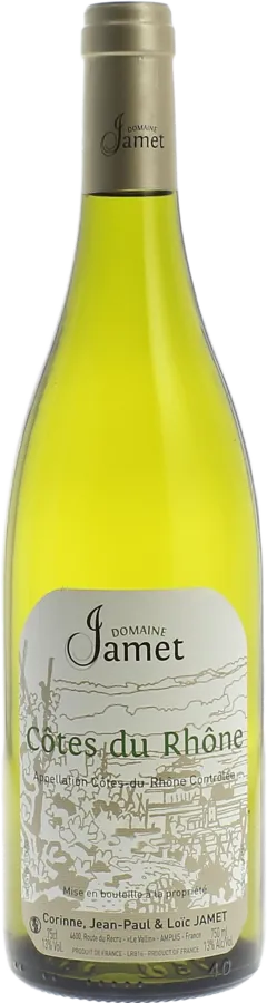 photo Côtes du Rhône Blanc Jamet 2022