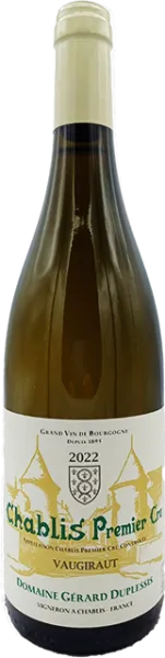 photo Gérard Duplessis Chablis 1er Cru 