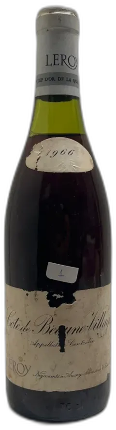 photo Côte de Beaune-Villages Domaine Leroy 1966