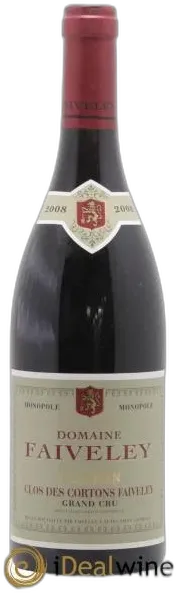 photo Corton Grand Cru Clos des Cortons Faiveley