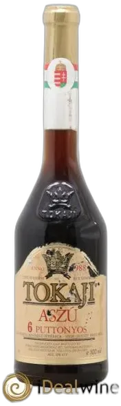 photo Tokaji Aszu 6 Puttonyos Tokaj Kereskedohaz 1988