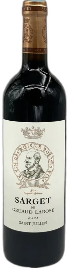 photo Château Gruaud Larose Sarget de Gruaud Larose 2019 Vin de Saint-Julien