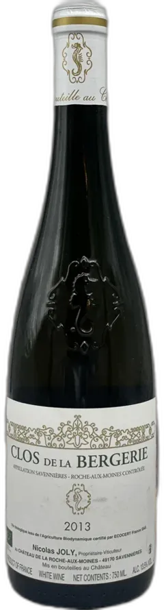 photo Vignobles de la Coulée de Serrant Clos de la Bergerie 2013 Vin de la Roche Aux Moines
