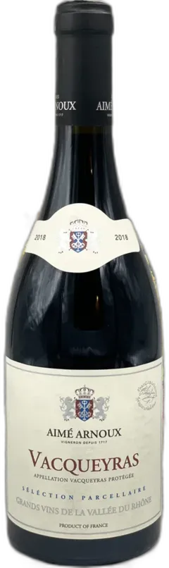 photo Aimé Arnoux Sélection Parcellaire 2018 Vin de Vacqueyras