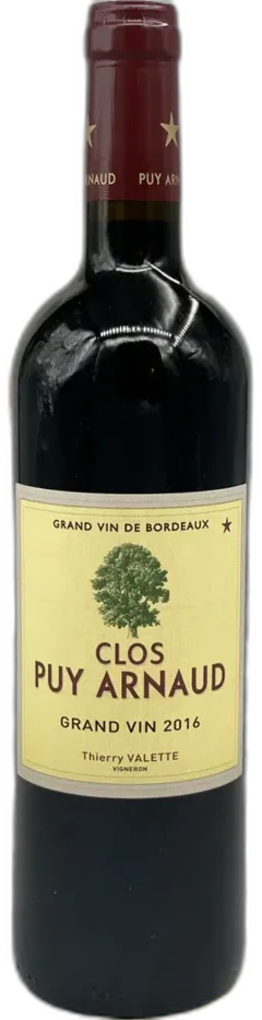 photo Clos Puy Arnaud Grand Vin 2016 Vin de Castillon Côtes de Bordeaux