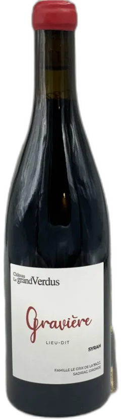photo Château le Grand Verdus Lieu-Dit Gravière Syrah 2021 Vin de France