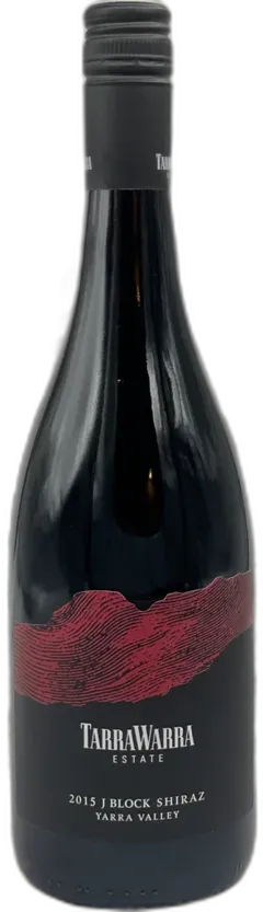 vue du vin Tarrawarra Estate j Block Shiraz 2015 Yarra Valley Vin d’Australie