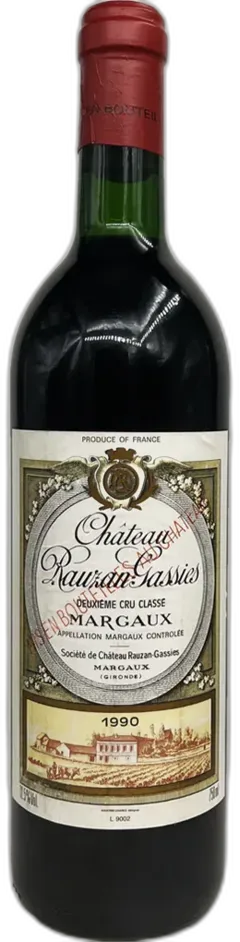 photo Château Rauzan-Gassies 1990 Vin de Margaux