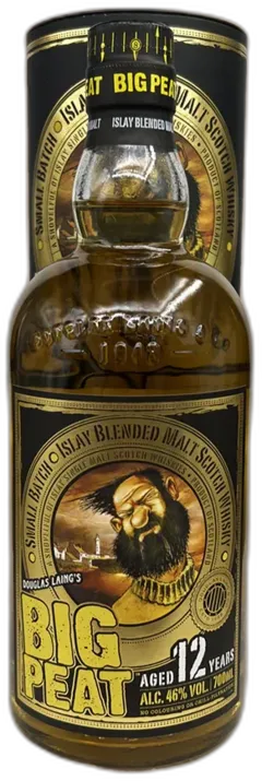 photo du vin Islay Big Peat 12 Ans Tourbé Blended Malt Whisky d’Ecosse