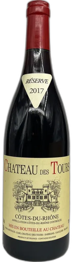 photo Emmanuel Reynaud Château des Tours Réserve 2017 Vin de Côtes-du-Rhône