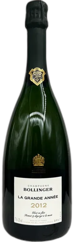 photo Champagne Bollinger la Grande Année 2012 Champagne Brut