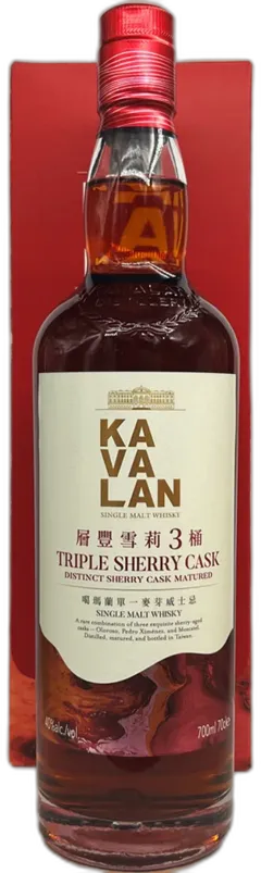 photos du vin Kavalan Sherry Cask Single Malt Whisky de Taïwan