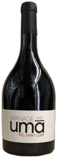 photo Uma Apanage Rouge 2021 Vin de Pic-Saint-Loup