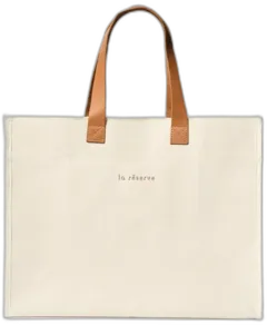 photo du vin Cabas Canebier la Réserve Genève Beige et Cuir Brun