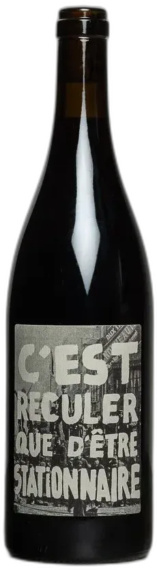 vue du vin c'Est Reculer Que d'Être Stationnaire Rouge