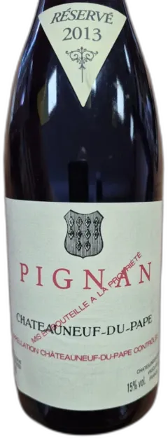 photo Châteauneuf du Pape Rouge Pignan