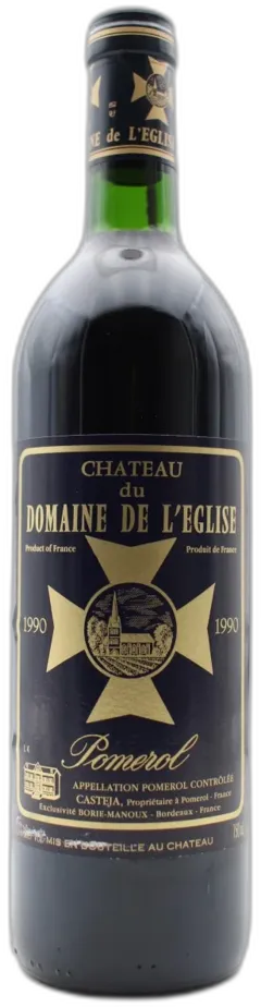 illustration du vin Château du Domaine de l’Église 1990