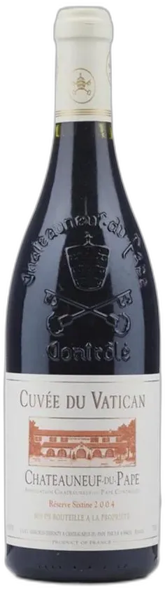 photo du vin Cuvee du Vatican Reserve Sixtine