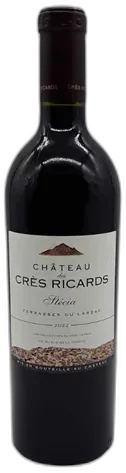 photo du vin Château des Crès Ricards Stécia