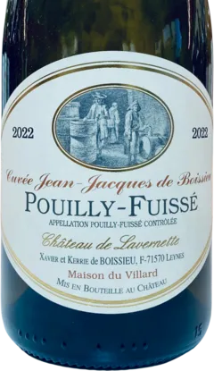 photo Pouilly-Fuissé Cuvée Jean-Jacques de Boissieu