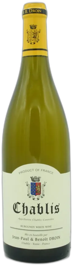 photo du vin Jean-Paul & Benoît Droin Aoc Chablis 2023 Blanc