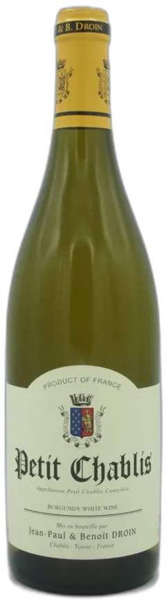 photo du vin Jean-Paul & Benoît Droin Aoc Petit Chablis 2023 Blanc