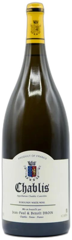 vue du vin Jean-Paul & Benoît Droin Aoc Chablis 2023 Blanc Magnum