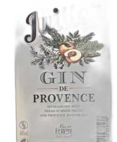photo du vin Juillet Gin de Provence