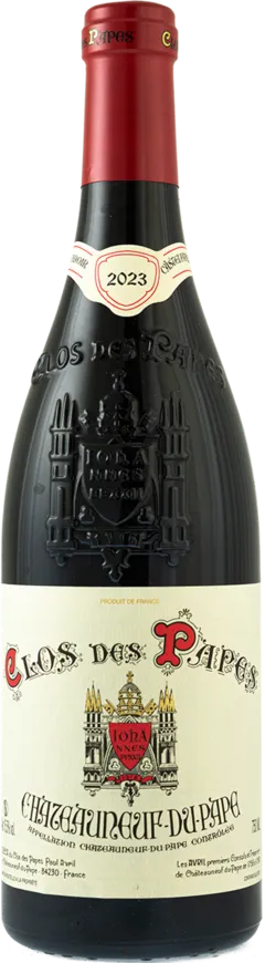 capture du vin Chateauneuf du Pape Rouge