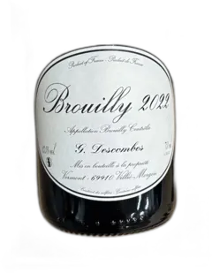 aperçu du vin Domaine Descombes Brouilly Vieilles Vignes