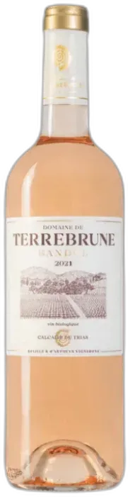 vue du vin Terrebrune Bandol Rosé 2024