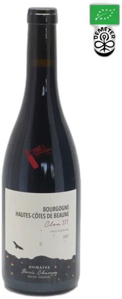 photos du vin Domaine Boris Champy Bourgogne Hautes Côtes de Beaune le Clou 377 Rouge 2023