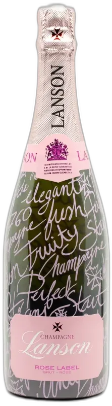 image du vin Lanson Champagne Rose Label Saint Valentin