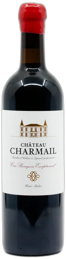 vue du vin Château Charmail Cru Bourgois Exceptionnel Nouvelle Cuvée 2021