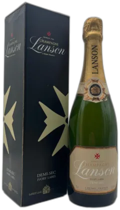 photo Champagne Ivory Label Sec Lanson